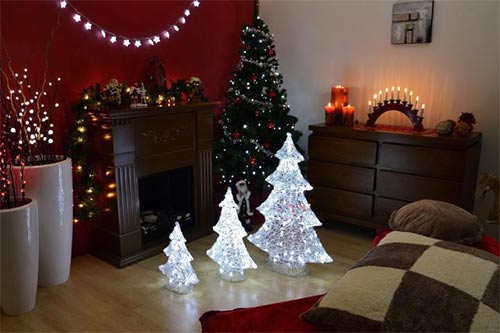 Vánoční dekorace - Zimní stromky