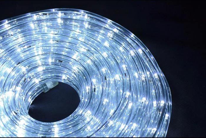 LED světelný kabel 20 m - studená bílá, 480 diod
