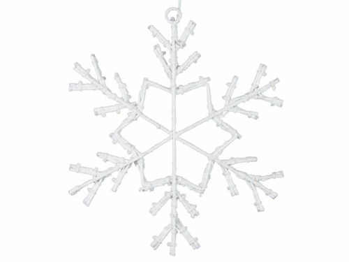 vánoční led dekorace - sněhová vločka